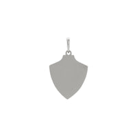 Bee Shield Pendant (Silver) back - Popular Jewelry - New York