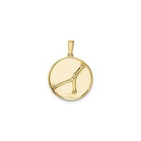 Cancer Zodiac Constellation Medal (Silver) back - Popular Jewelry - New York