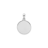 Deciduous Tree Oxidized Medal (Silver) back - Popular Jewelry - New York