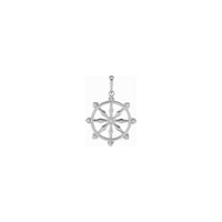 Dharmachakra Wheel Pendant (Silver) main - Popular Jewelry - New York