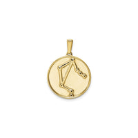 Libra Zodiac Constellation Medal (Silver) back - Popular Jewelry - New York