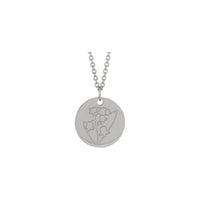 Lily of the Valley May Birth Flower Pendant (Silver) preview - Popular Jewelry - New York