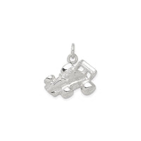 Race Car Pendant (Silver) main - Popular Jewelry - New York