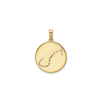 Scorpio Zodiac Constellation Medal (Silver) main - Popular Jewelry - New York