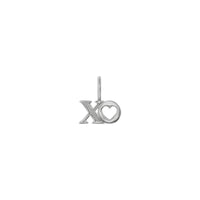 XO Love Pendant (Silver) front - Popular Jewelry - New York