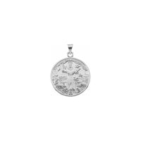 Saint Francis of Assisi Medal Pendant (Silver) main - Popular Jewelry - New York