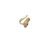 Curved Snake Ring (14K)