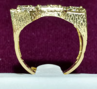 Icy Submachine Gun Ring 10K - Lucky Diamond 恆福珠寶金行 New York City 169 Canal Street 10013 Jewelry store Playboi Charlie Chinatown @luckydiamondny 2124311180