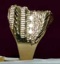 Icy Submachine Gun Ring 10K - Lucky Diamond 恆福珠寶金行 New York City 169 Canal Street 10013 Jewelry store Playboi Charlie Chinatown @luckydiamondny 2124311180