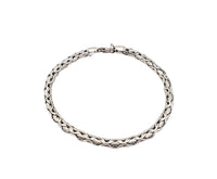 White Gold Snakeskin Motif Bracelet (14K)