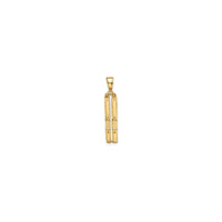 Snow Skis Pendant (14K)