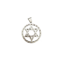Diamond-Cut Star of David Pendant (Silver)