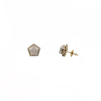 Diamond Star Stud Earrings (10K)