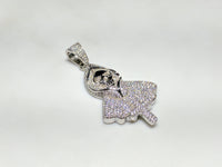 Hooded Death Pendant Silver