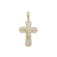 Cz Crucifix Pendant (14K)