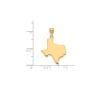 Plain Texas State Pendant (14K)
