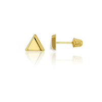 Triangle Stud Earrings (14K)