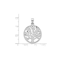 Circle Tree Pendant (Silver)