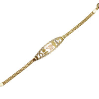 Tricolor Seven Lucky Charms Bracelet (14K)