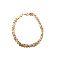 Tricolor Fancy Bracelet (14K).