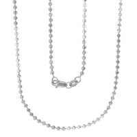 Moon Cut Ball Chain (Silver)