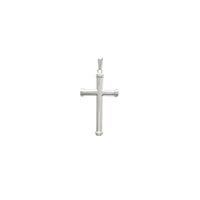 Tube Cross Pendant (Silver)