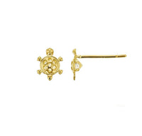 Turtle Stud Earrings (14K)