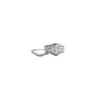 Two-Pieces Diamond Engagement Ring (14K)
