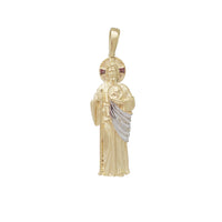 Two Tone Saint Jude Pendant (14K)