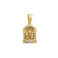 Two-Tone Saint Lazarus Shrine Pendant (14K)