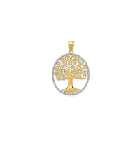 Two Tone Trees of Life Pendant (14K)
