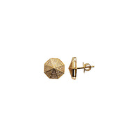 Umbrella Design Diamond Stud Earrings (14K)