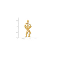 Weightlifter Pendant (14K)
