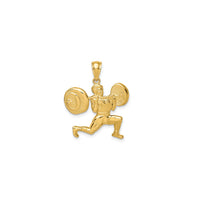 Weightlifter Pendant (14K)