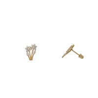Flower Stud Earring (14K)