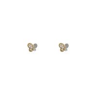 Mini Butterfly Stud Earrings (14K)
