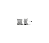 White Gold Diamond Square Stud (14K)
