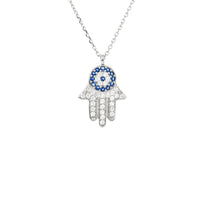 Hamsa Charm Necklace (14K)