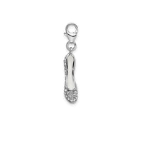 Lobster Clasp High Heel Charm (Silver)