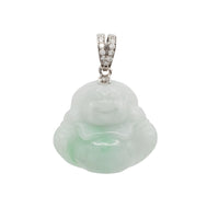 Diamond Jade Pendant (14K)