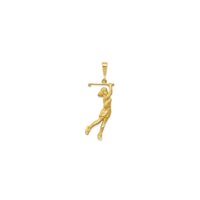 Female Golfer Pendant (14K)