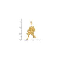 Wrestlers Pendant (14K)