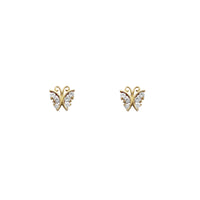 Butterfly Stud Earrings (14K)