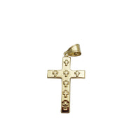 Double-Sided Array of Crosses Pendant (14K)