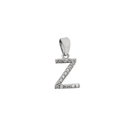 Letter CZ pendant (Silver)