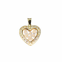 Little Heart CZ Pendant (14K)