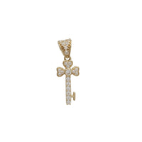 Little Key CZ Pendant (14K)