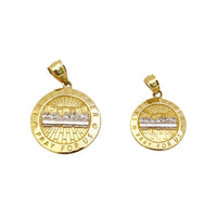 Last Supper Pray For Us Medallion Pendant (14K)