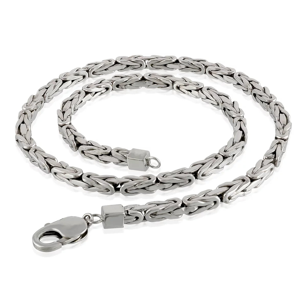 Solid Byzantine Chain (Silver)