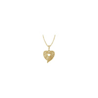 Angel Wing Heart Pendant (14K) preview - Popular Jewelry - New York